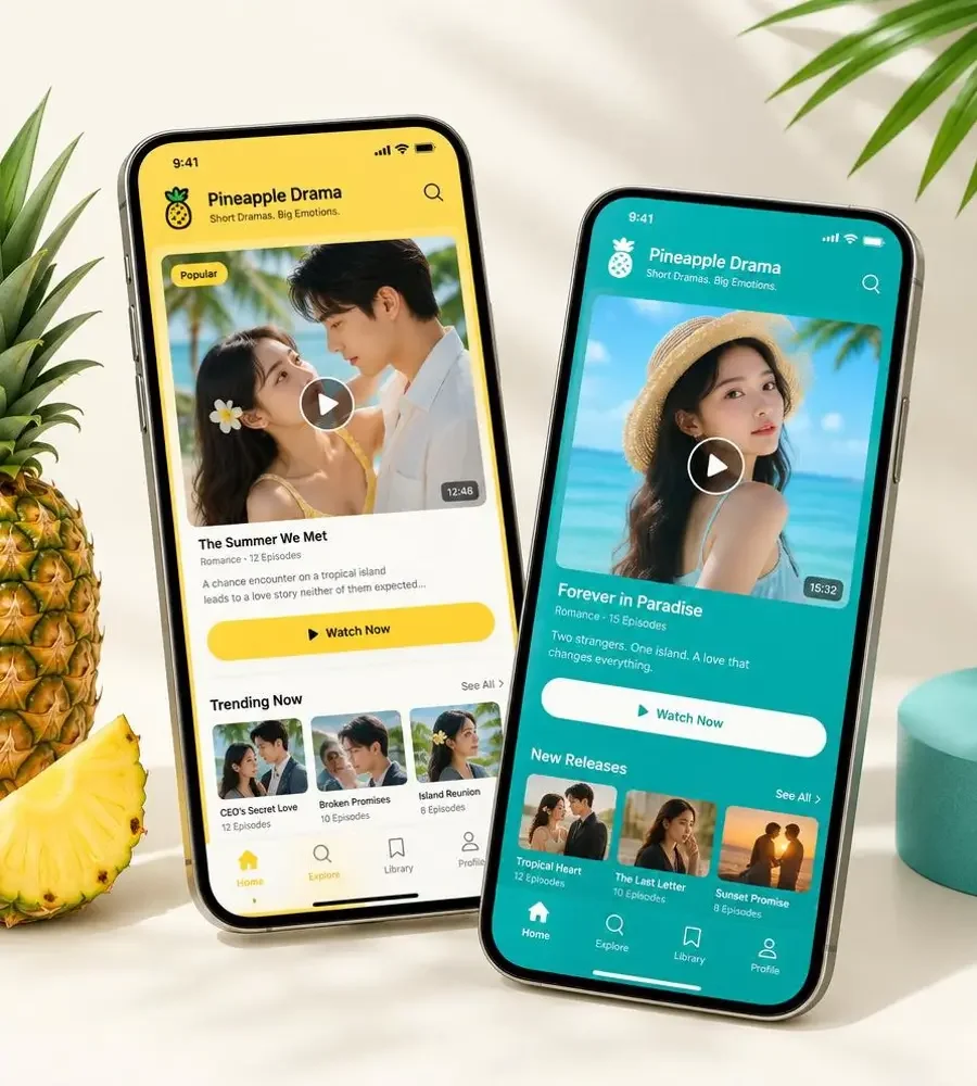 日本短剧APP双端界面展示
